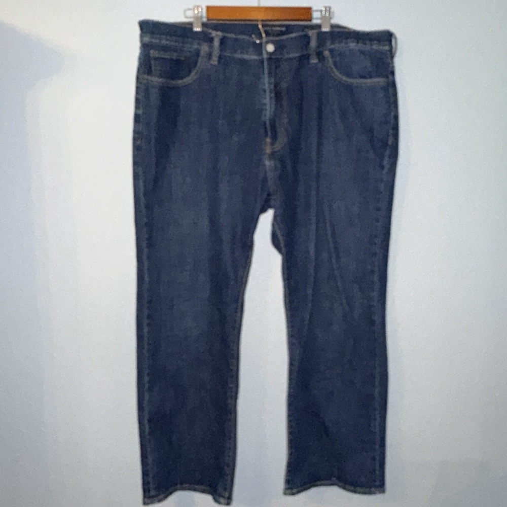 Lucky Brand 181 Relaxed Jeans Men‎ 42x30 Dark Wash Straight Dad Core Denim